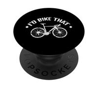 Cycling Adventure I'd Bike That Always on the move PopSockets Adhesive PopGrip