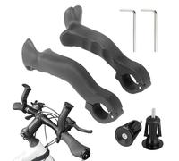 Cycling Bar Ends - Mountain Bike Nylon Nylon Handlebar Bicycle | Multi Setting Replacement Parts for Cyclists Trail Road City Commuting Camping Outdoor Adventure