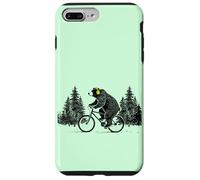 Cycling Bear with Headphones, Hiking, Outdoor, Forest Case for iPhone 7 Plus/8 Plus
