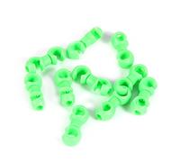 Cycling Bike Bicycle S Style Clips Buckle Brake Cable Gear Housing Guides Lightweight Durable Plastic Organizer for Mountain Road Folding Fixed Gear City Bikes 10pcs Red Green (Green)