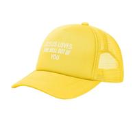 Cycling Caps,Jesus Loves The Hell Out of You Baseball Hats Fashion,Breathable Sun Visor Hat for Travel Activities Outdoor