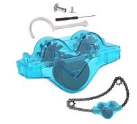 Cycling Chain Cleaner, Manual Chain Scrub, Bicycle Cleaning Kit with Brush, Compact Maintenance Instrument for Cleaning Gear, Oil Grease Remover, Bicycle Chain Washing System for Road Cleaning