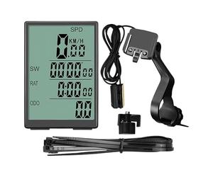 Cycling Computer - High Accuracy Wired Bike Speedometer | Waterproof Performance Monitor For Road Mountain Dirt Trail Commuting Touring Training Outdoor Fitness Adventure Real Time Distance Tracking