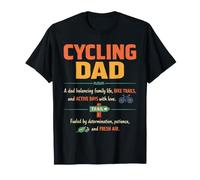 Cycling Dad Definition Mountain Biking Family Trail Riding T-Shirt