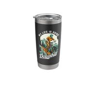 Cycling Design for BMX Mountain Biking - is Going Downhill Stainless Steel Insulated Tumbler