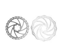 Cycling Disc Brake Rotor 160mm 180mm | High Strength Iron & Steel for Enhanced Protection | 6 Bolt Hole Disc Brake for Mountain Cycling/Road Cycling | 2Pcs Replacement Set