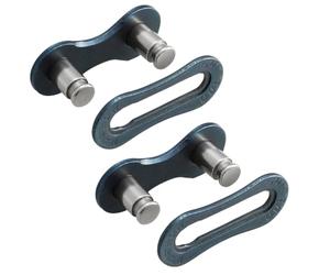 CYCLING_EQUIPMENT Quick-Link (2pcs) SM-UG51 6/7/8v Bike Accessories, Adults, Unisex, Multicoloured (Multicoloured), One Size
