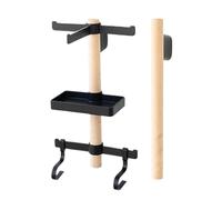 Cycling Equipment Storage - Space Saving Storage Hanger, Cycling Helmet Holder, for Home Garage Indoor Living Room Apartment Glasses Shoes