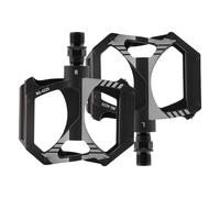 Cycling Foot Pedals - Grip Enhanced Replacement Part | Aluminum Alloy Structure with 2 Sealed Bearing System & Stable Traction Pins for Exercise, Road Trips and Daily Training