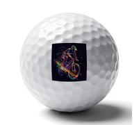 Cycling Forever Colorful Speed Professional Standard Golf Balls Double-sided Printing Performance Ball Gift for Boyfriend Husband Father