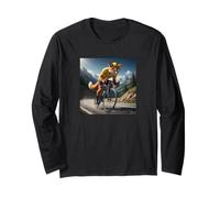 Cycling Fox Shows Endurance in THE Mountains Long Sleeve T-Shirt