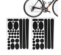 Cycling Frame Protection Stickers | Anti-Scratch Multipurpose Chain Stay Stickers | Cycling Chain Stay Tape, Soft Frame Decals for Road, Mountain