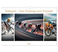 Cycling - From training to triumph UK-Version (Wall Calendar 2026 DIN A4 Landscape), CALVENDO 12 Month Wall Calendar
