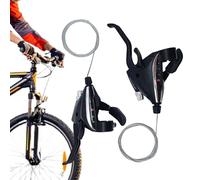 Cycling Gear Shifter - 3x9 Speed Thumb Replacement Parts,1 Pair Road Bike Derailleur Levers - for Trail Riding Fitness Urban Touring Training Commuting Outdoor Daily Adults Mechanics