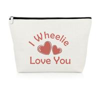 Cycling Gifts Makeup Bag Mountain Bike Lover Gifts Cyclist Gifts Inspirational Cosmetic Bag Bicyclists Gift Biker Rider Gift Drive Safe Gift Christmas Birthday Gift for Daughter Friend Travel Pouch