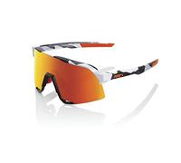Cycling Glasses 100% S3 Soft Tact Grey Camo, White/Black/Orange, Orange/Red Lens