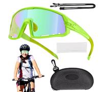 Cycling Glasses - PC+TR Frame 7.09x3.54x3.35in | UV Protection Sports Sunglasses With Color-Changing Lenses | Lightweight Cycling Glasses For Women And Men Running, Riding, And Outdoor Activities