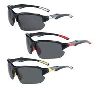 Cycling Goggles - wraparound windproof cycling glasses, reflective mirrored shield accessory | breathable perspiration-control lens, safety-enhancing mountain biking eyewear, sports vision protector