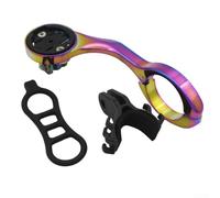 Cycling Gps Computer Mount Bracket For Garmin Edge 810 800 510, For Bryton R310 For R100, For Wahoo, Lightweight Aluminum Extender For 31.8 Bar, Silver(For Garmin)