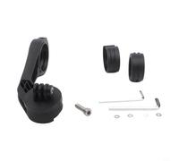 Cycling Handlebar Mount for Garmin Edge for gps Computer - Dual Slot Headlight Adapter Quick Release Black 134mm