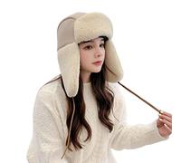 Cycling Hat Thermal Cold Resistant Lightweight Unisex Men Women Winter Hiking Riding Cap for Hiking White