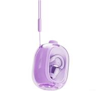 Cycling Headphones Bone Conduction Wireless Open Ear Sport Headset for Running Gym Hiking Workout Clear for Sound Voice Control Purple(Purple B)