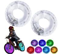 Cycling Hub Lights,USB Rechargeable Bike Wheel Lights, 2Pack Bicycle hub Light,Cycling Spoke Lights,Bicycle Decoration Light,fits Kids