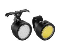 Cycling Lamp - Bright LED Headlight for Evening Commute, Weather Resistant with Wide Beam, Safety Beacon for Road Adventure, Silver Alloy, Urban Biking, Trail Riding, Night