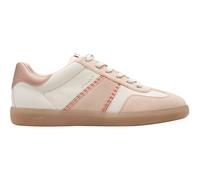 Cycling Leather Trainers white/pink