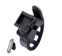 Cycling Light Strap, Taillight Mount Band, Fixing Strap, Strong Stretchable Silicone, Adjustable Pc Material, for Road Mountain Bike Use, 12.8x4cm/5.04x1.57 Inches, Black, 1pc
