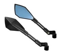 Cycling Mirror Motorcycle Side Rear View Mirror For Y&amaha MT-01 MT-02 MT-03 MT-07 MT-125 MT-10 FZ1 FZ16 XJ6 Left Right Reflector Mirror Convex Mirror(BLACK,Long)