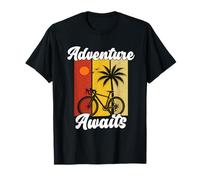 Cycling Motivation Gravel Road Bike Summer Beach Bicycle T-Shirt