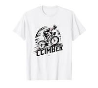 CYCLING MOUNTAIN CLIMBER WITH RED POLKA DOTS T-Shirt