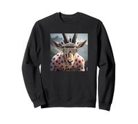 CYCLING MOUNTAIN GOAT DRESSED LIKE KING OF THE MOUNTAINS Sweatshirt