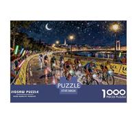 Cycling Race Wooden Jigsaw Puzzle Waterproof 1000 Piece Puzzles for Adults Challenging And Brainteasing Educational Games