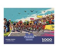 Cycling Race Wooden Jigsaw Puzzle Waterproof 1000 Piece Puzzles for Adults Impossible Educational Games