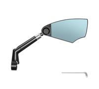 Cycling Rearview Mirror, Wide Angle Rear View Glass 280x70x18mm, Shockproof Portable Handlebar Accessory, Adjustable Safety Gear for Outdoor Touring Mountain Biking Road Racing Commute