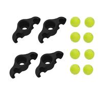 Cycling Rocker Foot Adapter, Indoor Cycling Rocker Foot Adapter, Non-Slip 4X Rocker-Plate Trainer with 8 Tennis Balls, Stationary Stand, Core Rocker Feet, Stability Accessories for