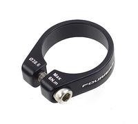 Cycling Seat Clamps 1 Pcs Aluminum Seatpost Collar Clamp 37mm 38.1mm .6mm Big Size Bolt Fixed Type Seat Post Clip(ID 38.6mm)