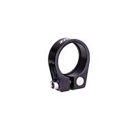 Cycling Seat Clamps Cycling Saddle Tube Clamp Seat Post Lock for 28.6 31.8 34.9 MTB Bike Gear Clip(28.6mm Black)