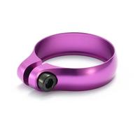 Cycling Seat Clamps Super Light Titanium Bicycle Seat Post Clamp CNC Alloy Saddle for 27.2/30.8/31.6mm Bike Seatpost(34.9 Purple)