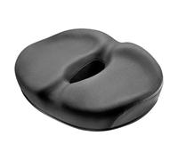 Cycling Seat Cover, Hollow Breathable Wide Saddle Pad, Shock Absorbing Memory Foam Cushion, General Fit Black, Excellent for Urban Road Mountain Commute Outdoor Indoor Bike Use