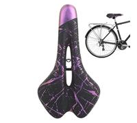 Cycling Seat Cushion | Printed Bike Seat Replacement,Hollow Structure, Wear Resistant, Waterproof Cycling Accessories For Men Women Road Moutain