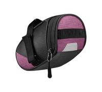 Cycling Seat Pack, with Internal Mesh Divider Pockets, 18x9x9cm, Under Seat Frame Organizer, Portable Road Bike Tail Pouch, Mountain Bike Repair Kit Case, for Gloves Mobile Phones Repair Tools