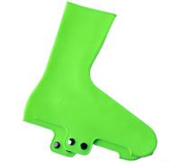 Cycling Shoe Protectors, Waterproof Silicone Bike Shoe Covers For Cycling - Windproof, Warm, Snap Button Design, 14X7x3cm(S Green)