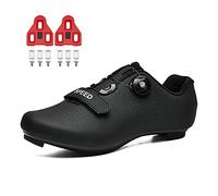 Cycling Shoes for Mens Womens Indoor Peloton Road Bike Shoes Included Cleats Clip Compatible Look Delta and SPD Lock Pedal Colorful Purple Size UK 5