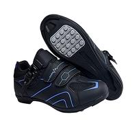 Cycling Shoes for Women: Compatible with Peloton Bike Shimano Spd & Look Arc Delta for Indoor Spin Cycle Road Bike Shoes with Delta Cleats Pre-Installed Mountain Road Bikes Shoes Blue