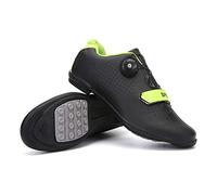 Cycling Shoes, Rubber Soled Road & Mountain Bike Boots, Non-Locking MBT Sneakers with Quick-Rotate Lace System Black, 8.0 UK