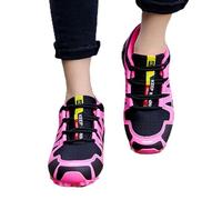 Cycling Shoes Women, Lock-Free Cycling Hiking Shoes Non-Slip Breathable MTB Road Bike Shoes Riding Sneakers,Pink-38
