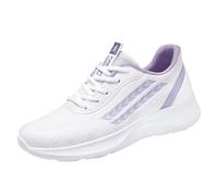 Cycling Shoes Women's Trainers Orthopedic Sneakers Breathable Soft Sole Orthopedic Walking Shoes Lightweight Athletic Orthotic Tennis Road Running Shoes Plantar Fasciitis Go Walk Sneaker White